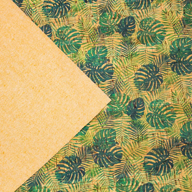 Liège Luxe MB Cork 50x32cm areca monstera feuilles – Image 2
