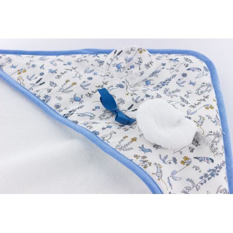 Kit cape de bain liberty bleu – Image 4