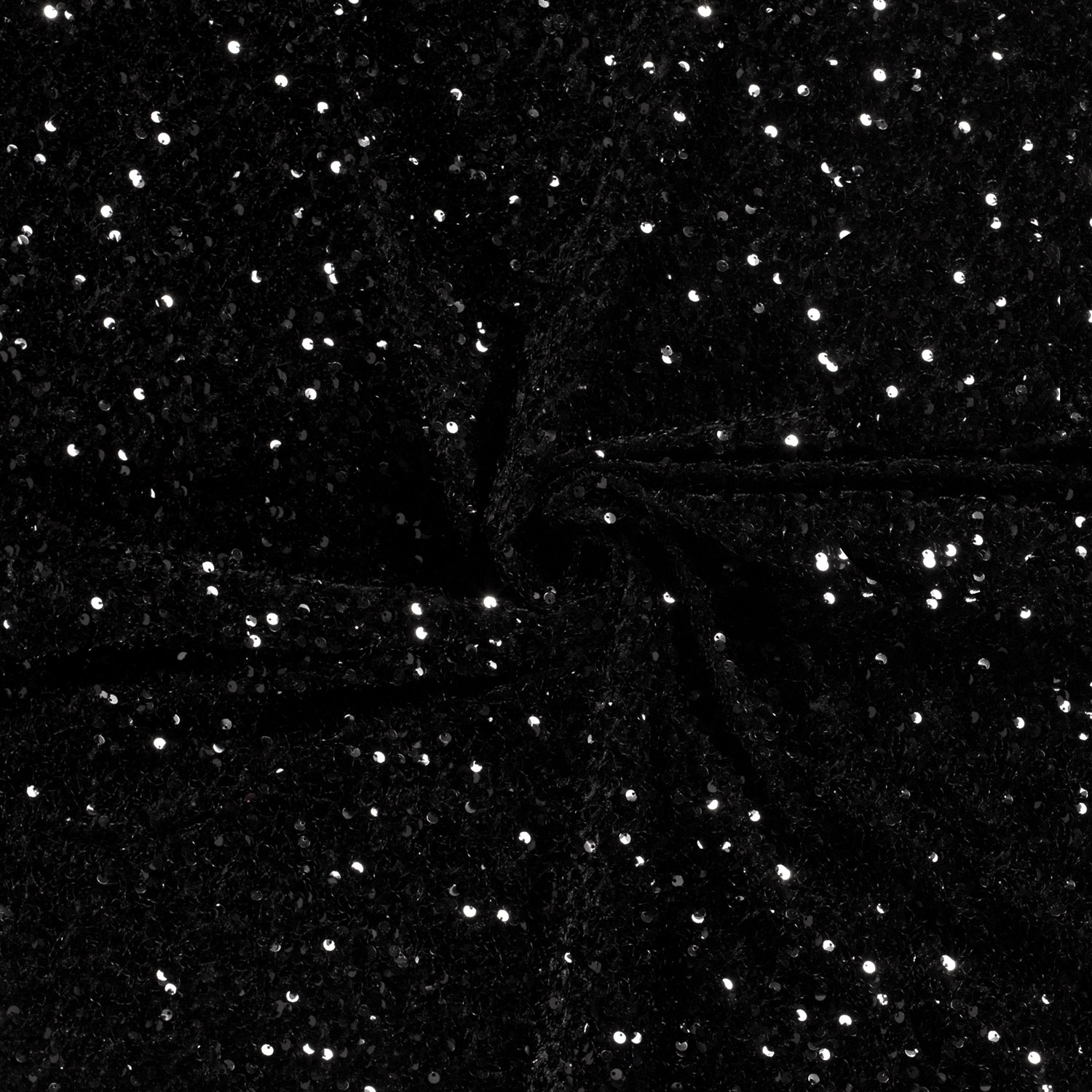COUPON Velours sequin noir – Image 3