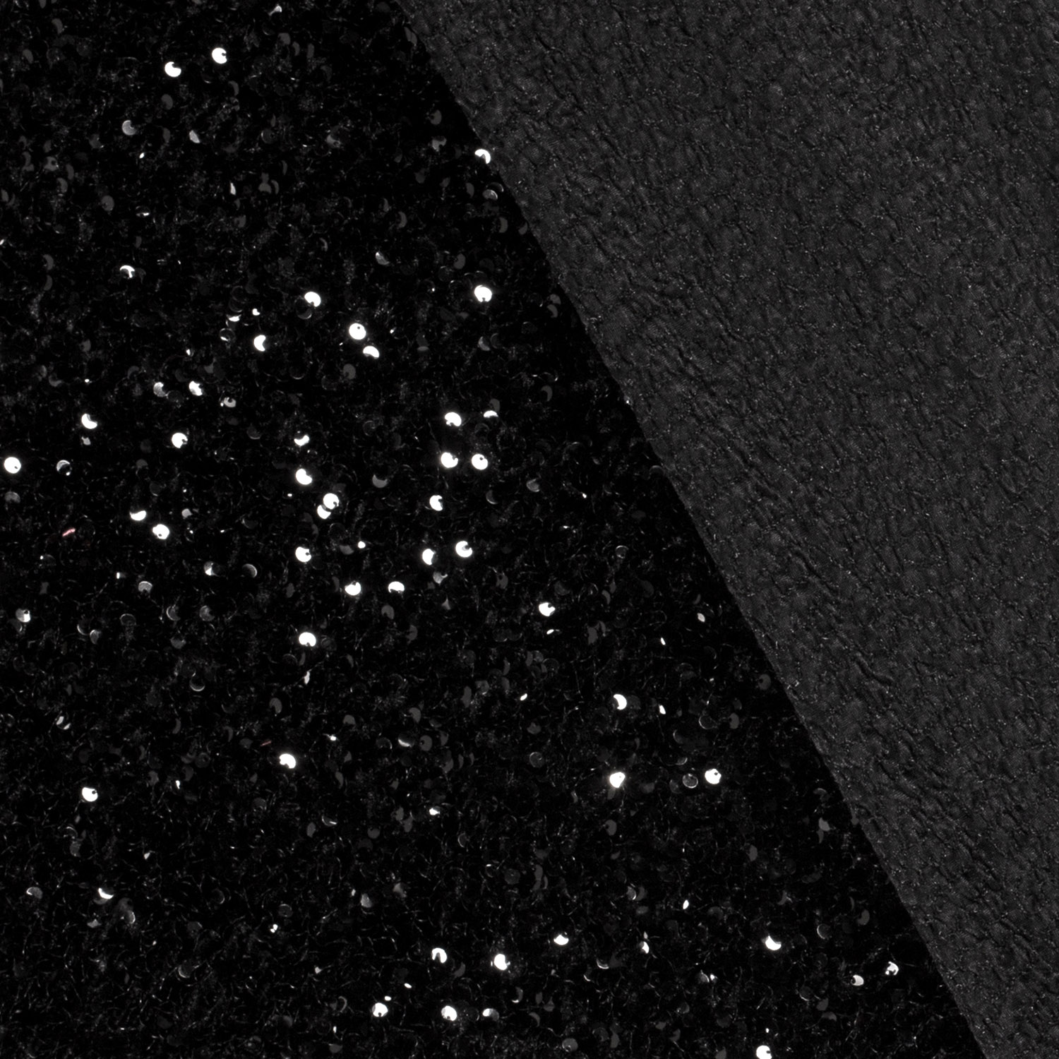 COUPON Velours sequin noir – Image 4