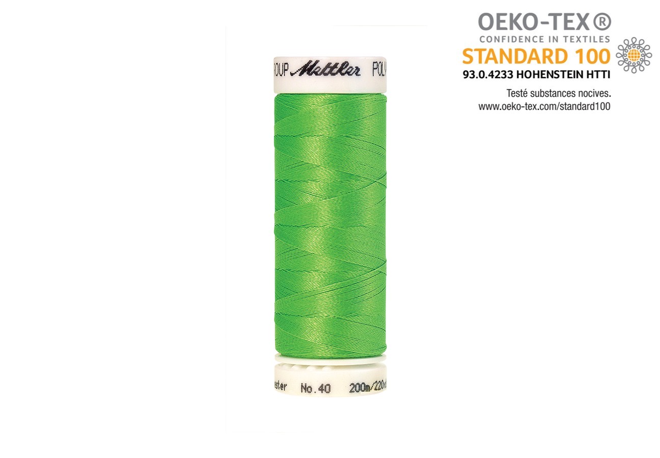 Coffret METTLER Polysheen 8 bobines Néon, Polyester – Image 4