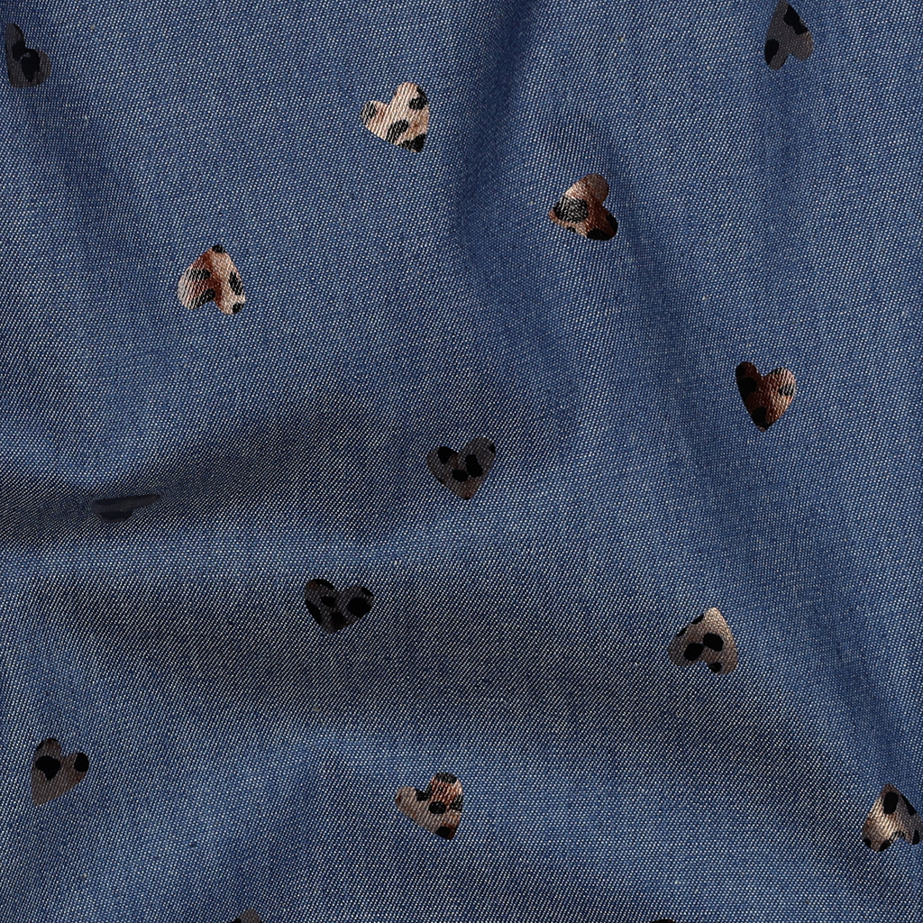 Chambray cœur léopard – Image 3
