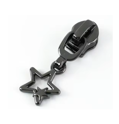 Curseur double étoile pour fermeture nylon métallique #5 gun