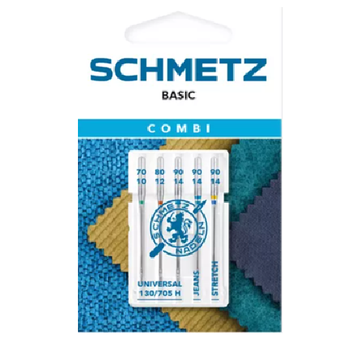 Aiguilles combi Schmetz n°70/90 univ jean et stretch
