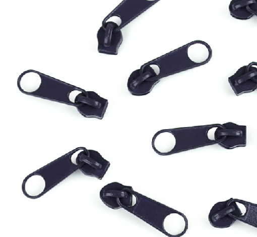 Curseur arrondi fermeture nylon #3 Bleu marine