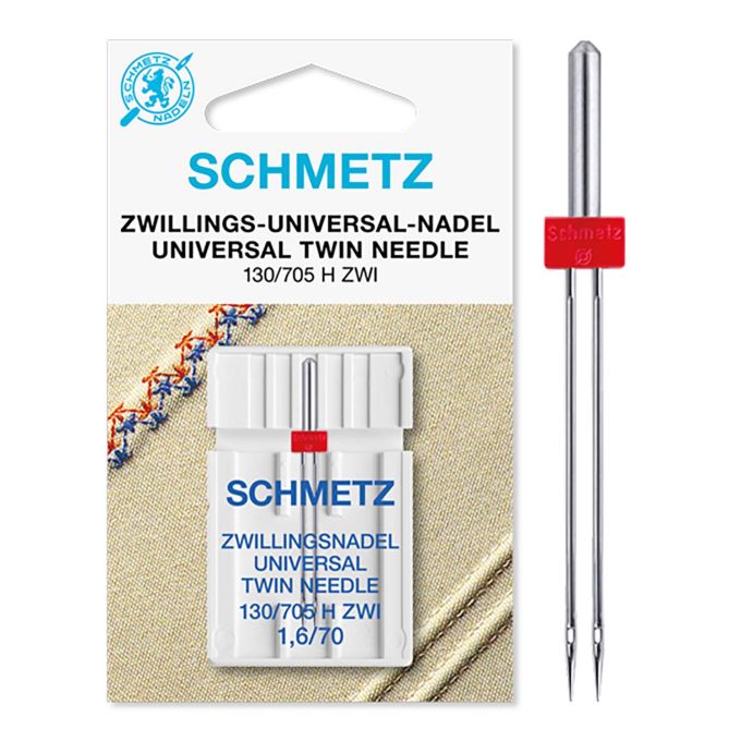 Aiguilles doubles Schmetz universelle n°80 1.6mm