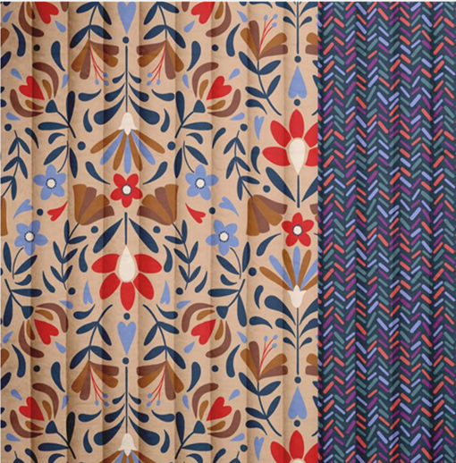 Matelassé double face Lafleur