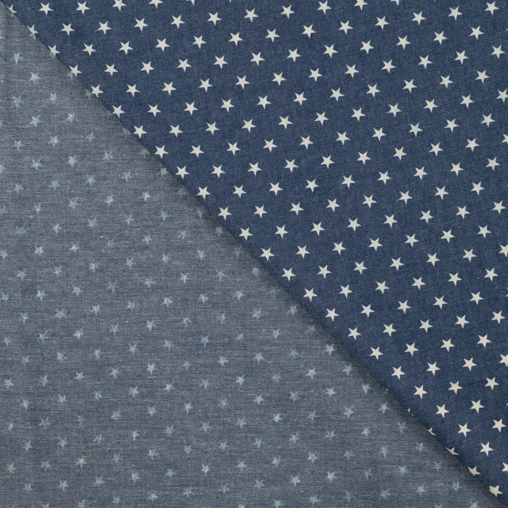 Chambray imprimé étoile – Image 3