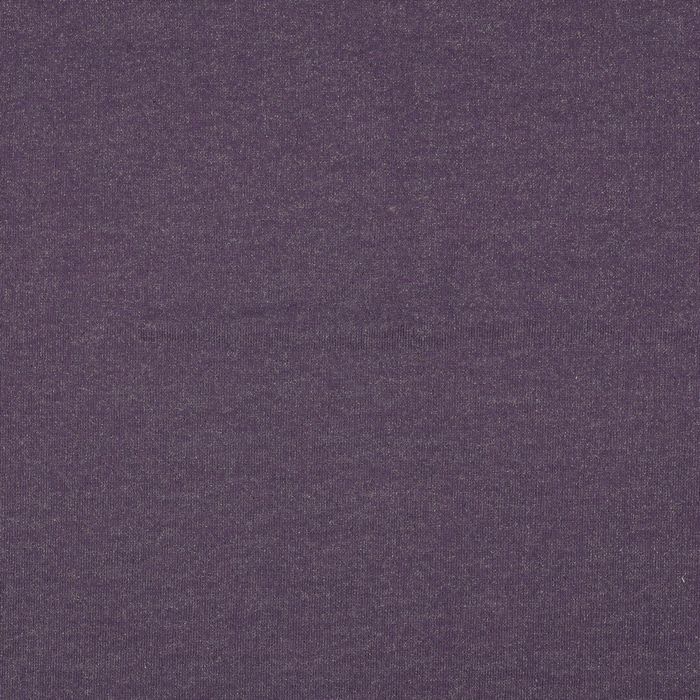 French terry / sweat paillette violet Poppy – Image 4