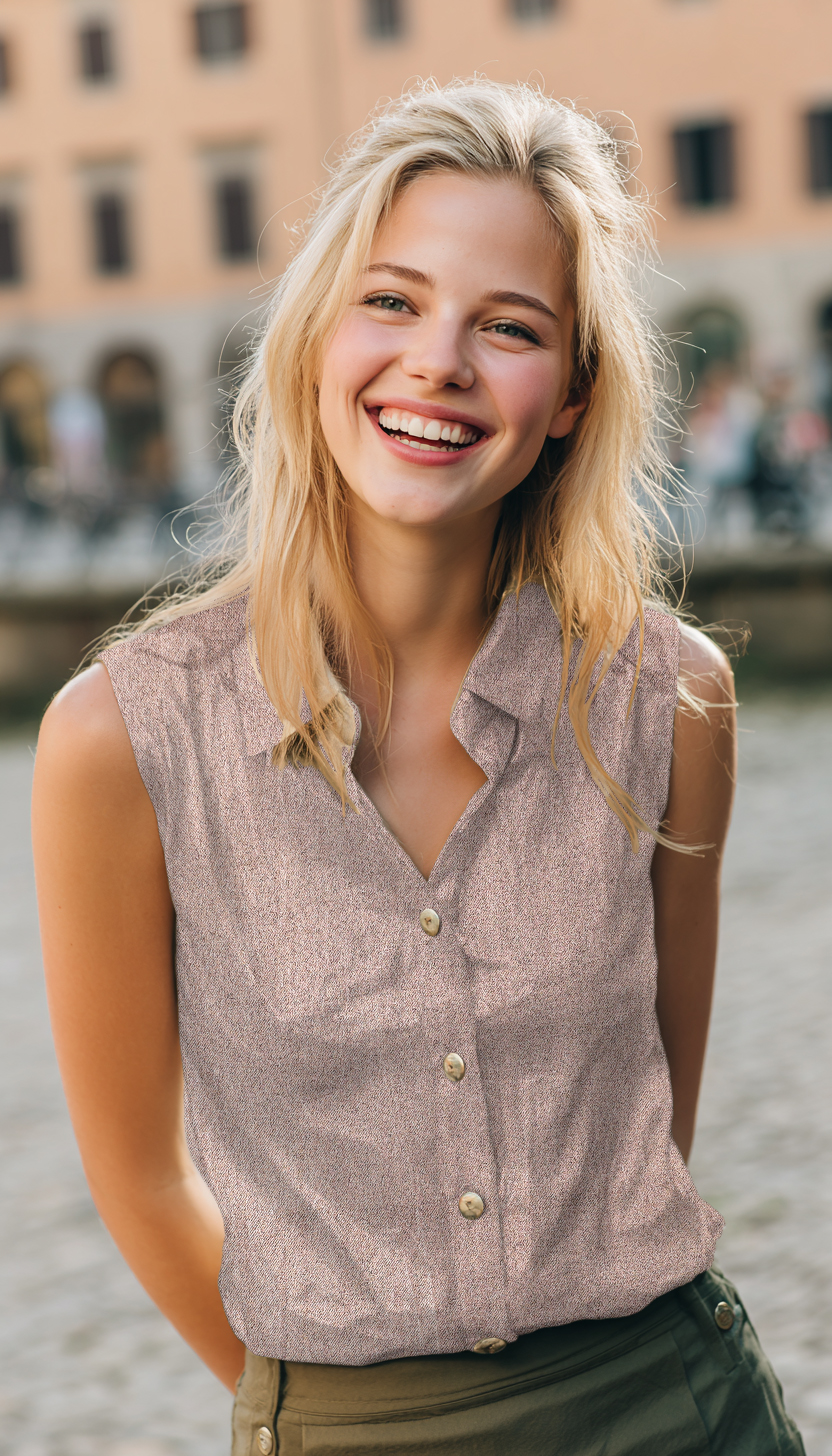 Coton Popeline Poppy foil bronze – Image 5