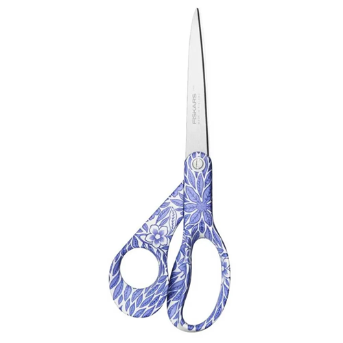 Ciseaux Fiskars Ostindia fleurs bleu 21 cm – Image 3
