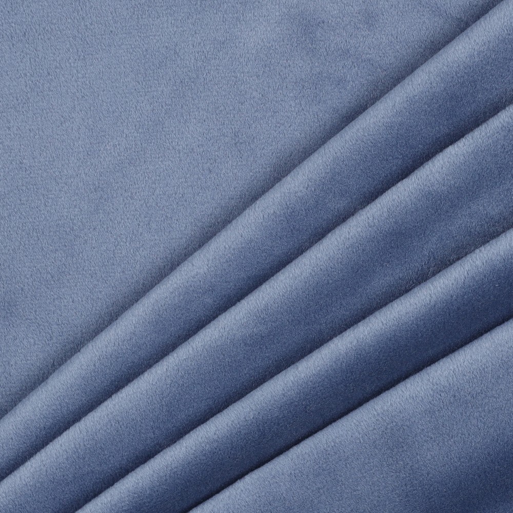 Minky lisse bleu jean – Image 3