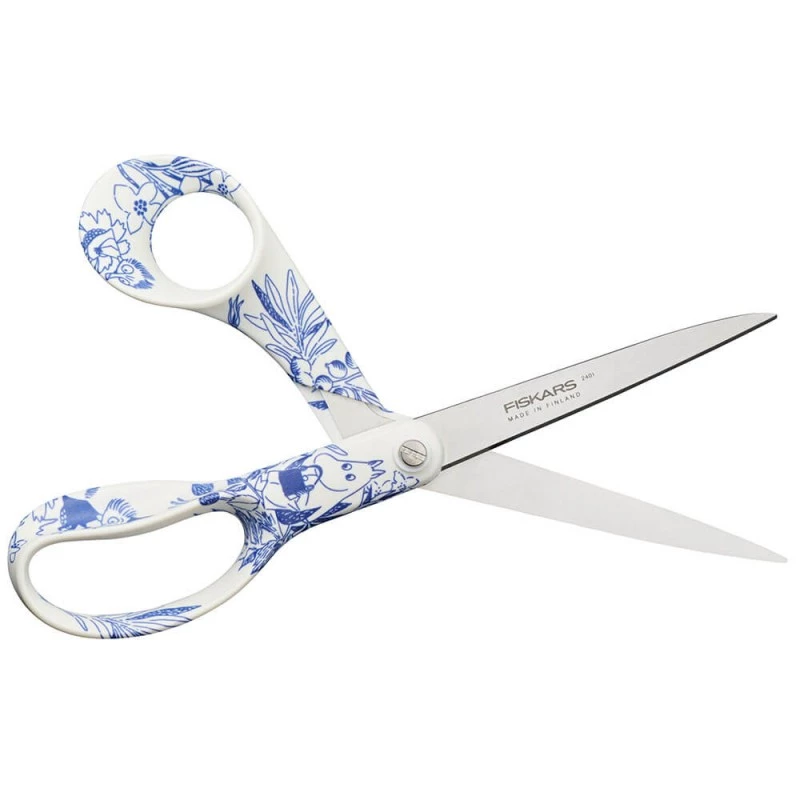 Ciseaux Fiskars Moomin Haru fleurs bleu 21 cm – Image 3