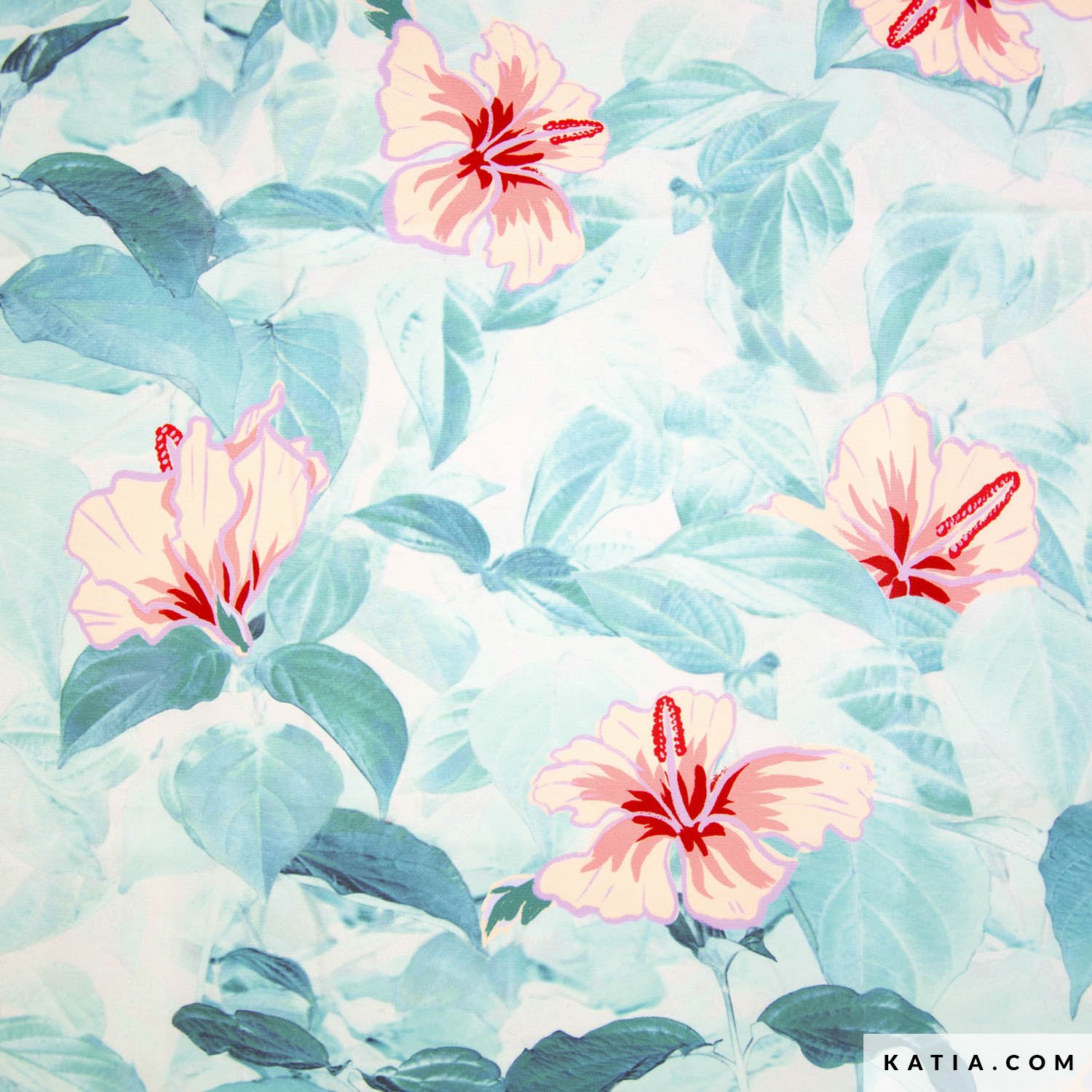 Tissu coupe vent hibiscus – Image 5