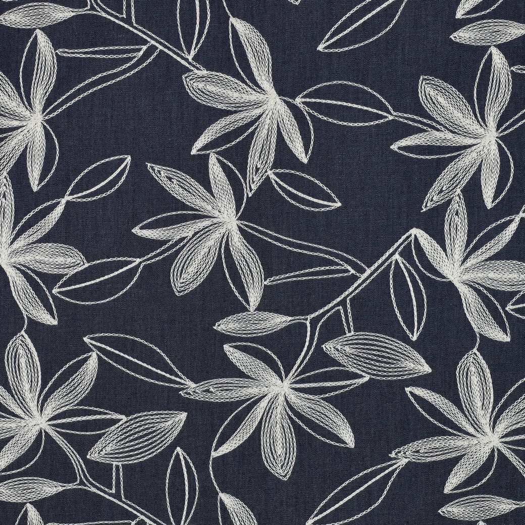 Jean brodé fleurs