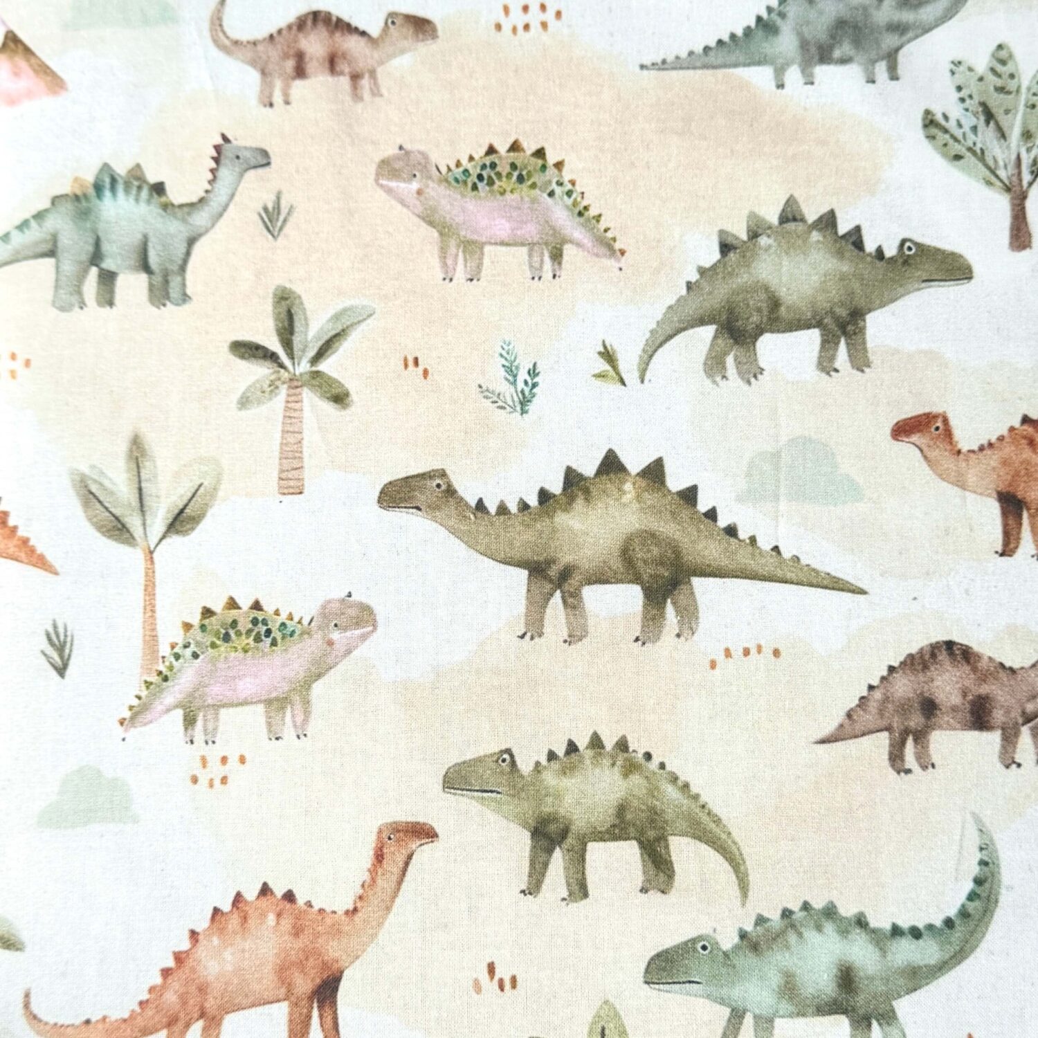 Coton dinosaures dinooooo palmiers