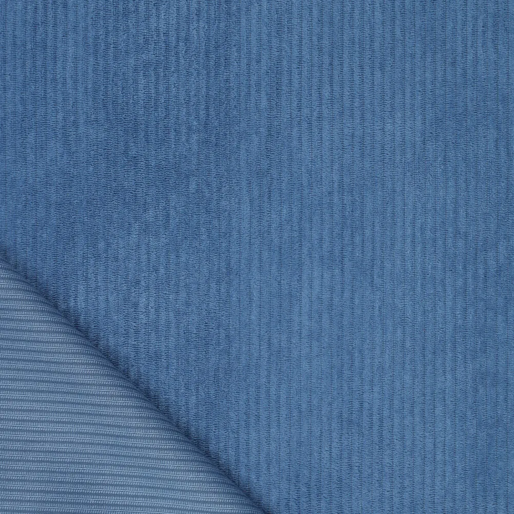 Velours cotelé corduroy bleu – Image 4