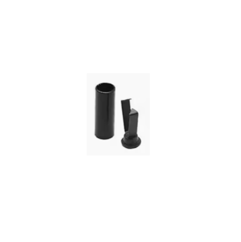 2 Embouts métal pour cordons et lacets noir
