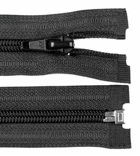 Fermeture séparable nylon 65 cm noir