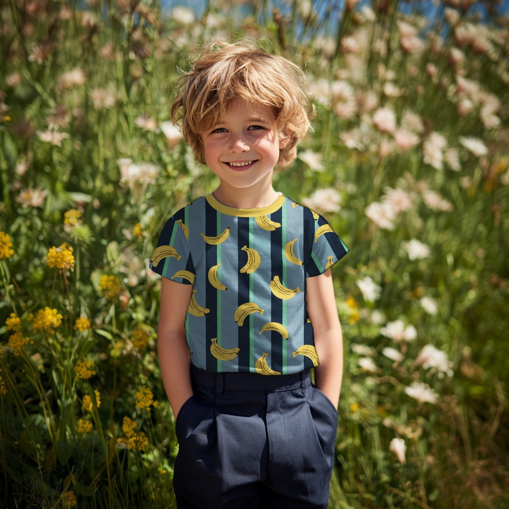 Jersey rayé banane Poppy – Image 5