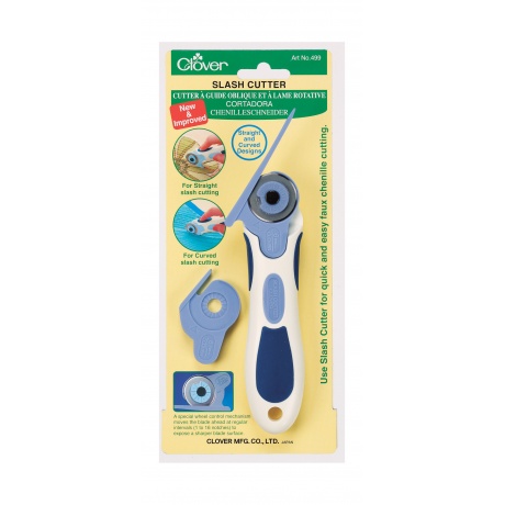 Cutter rotatif Clover 28 mm à guide oblique