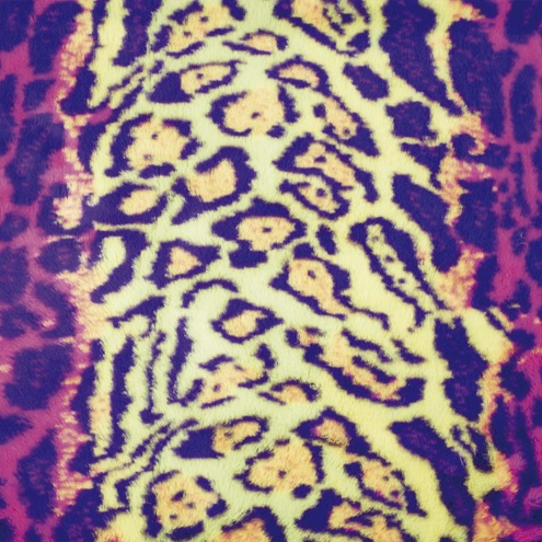 Tissu fausse fourrure animal graou fluo