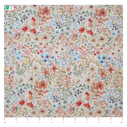Popeline Katia fleurs sauvage – Image 2