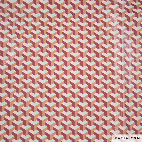 Simili tri dimension rose beige bordeaux – Image 3