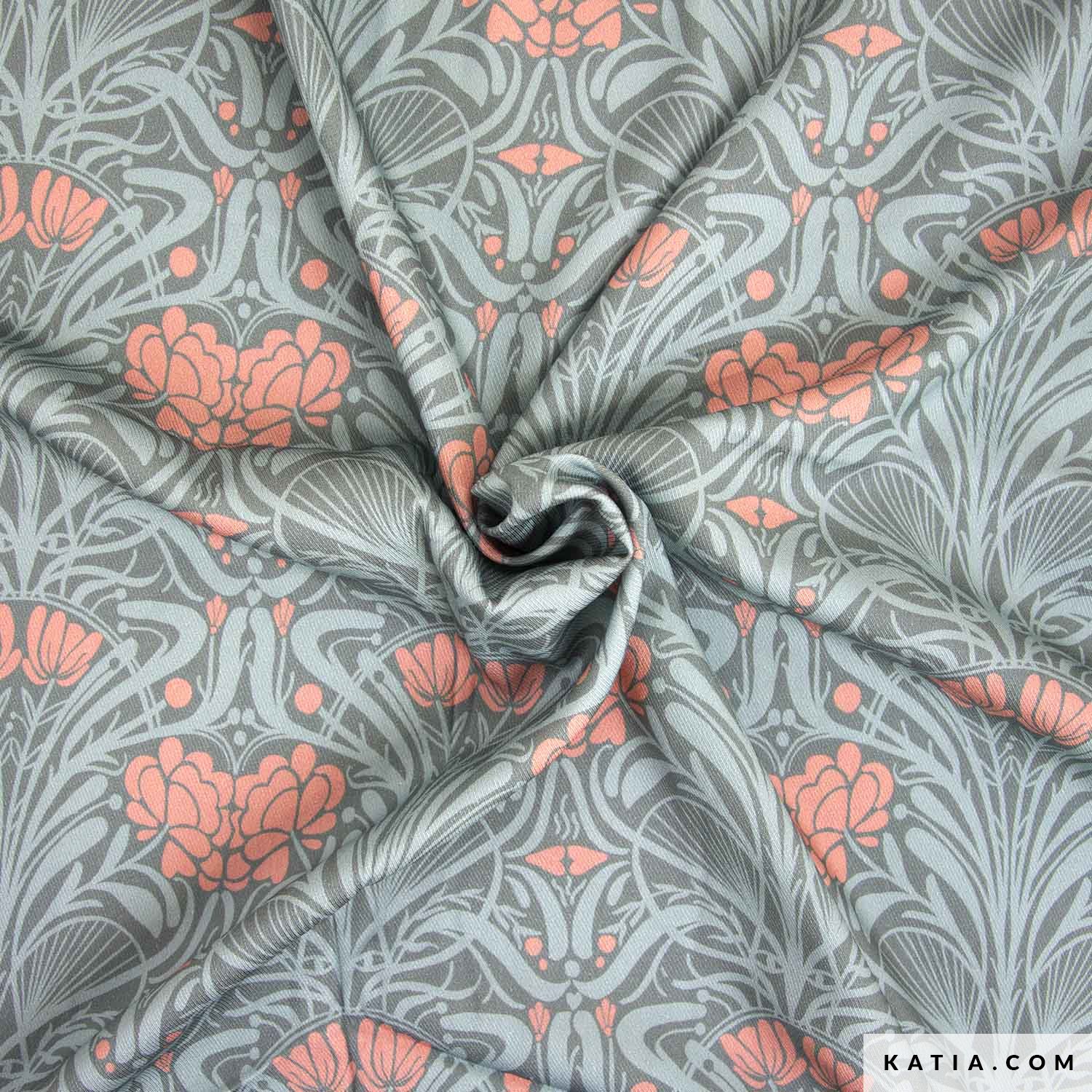 Viscose twill Art nouveau Katia