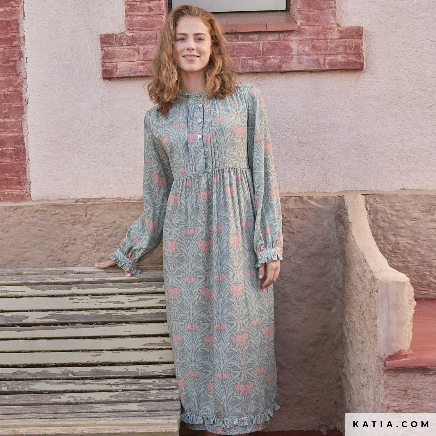 Viscose twill Art nouveau Katia – Image 3
