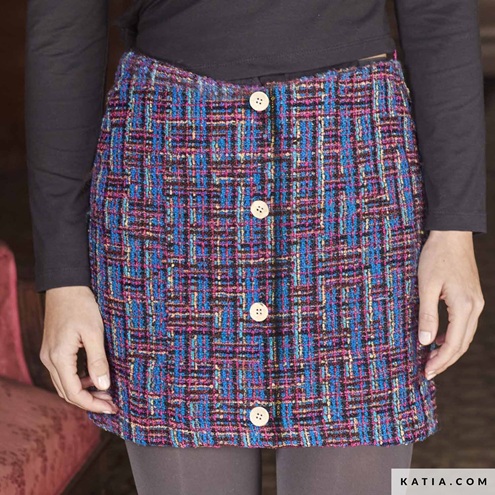 tweed channel joy Bleu – Image 3