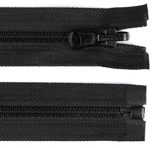 Fermeture séparable injectée réversible 90 cm noir