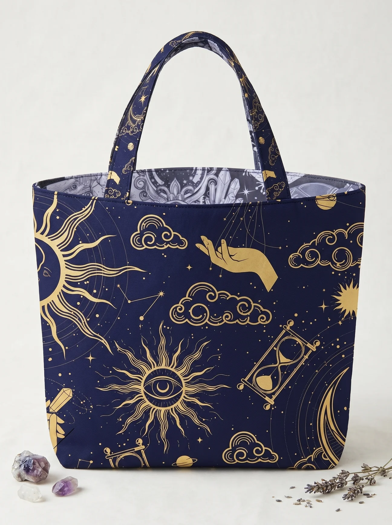 Coupon grand sac cabas chat cosmique reversible – Image 3